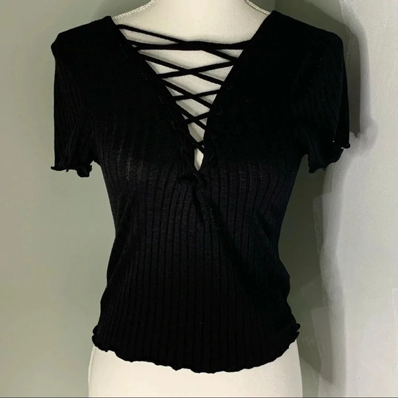 Urban Outfitters Project social lace up top medium - Picture 5 of 8